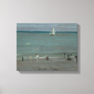 Toile James Abbott McNeill Whistler-Coast Scène, Bathers
