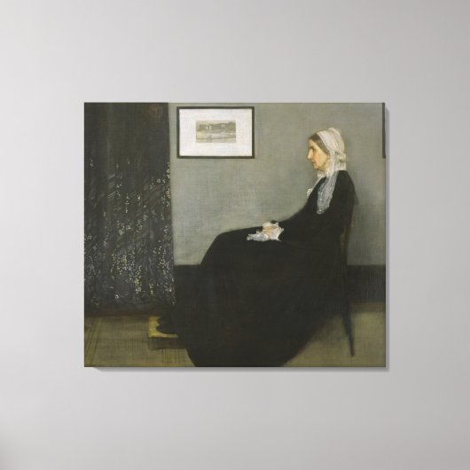 Toile James Abbott Whistler - La mère de Whistler (Recto)