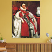 Toile James I par Daniel Mytens (Insitu(Salon))