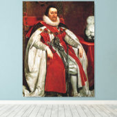 Toile James I par Daniel Mytens (Insitu (Plancher de Bois))
