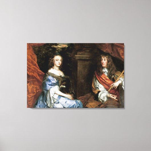 Toile James II et Anne Hyde par Sir Peter Lely (Recto)