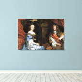 Toile James II et Anne Hyde par Sir Peter Lely (Insitu (Plancher de Bois))
