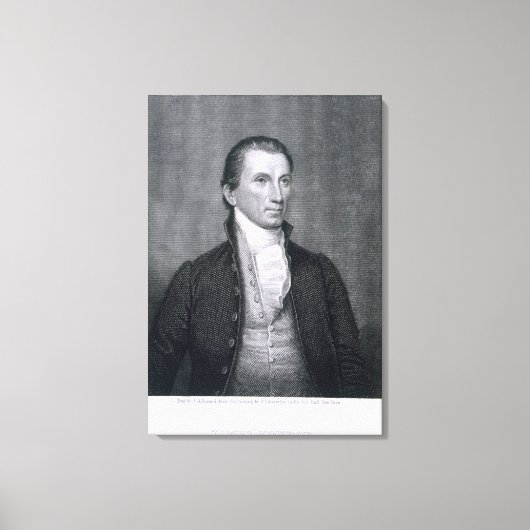 Toile James Monroe, gravé par Asher Brown Durand (1796) (Recto)