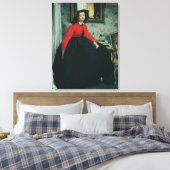 Toile James Tissot | Portrait de Mlle. L.L. 1864 (Insitu(Chambre))