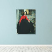 Toile James Tissot | Portrait de Mlle. L.L. 1864 (Insitu (Plancher de Bois))