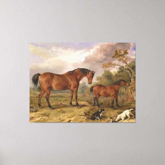 Toile James Ward Peinture équestre pour chevaux (Recto)