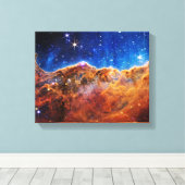 Toile James Webb Télescope Spatial Carina Nebula (Insitu (Plancher de Bois))