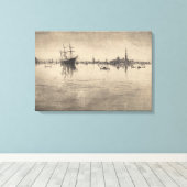 Toile James Whistler - Nocturne, de Venise (Insitu (Plancher de Bois))