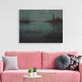 Toile James Whistler - Nocturne : La lagune, Venise (Insitu(Salon))