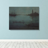 Toile James Whistler - Nocturne : La lagune, Venise (Insitu (Plancher de Bois))