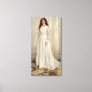 Toile James Whistler - Symphonie en blanc n° 1