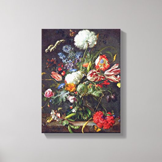 Toile Jan Davidsz de Heem - vase de fleurs (Recto)