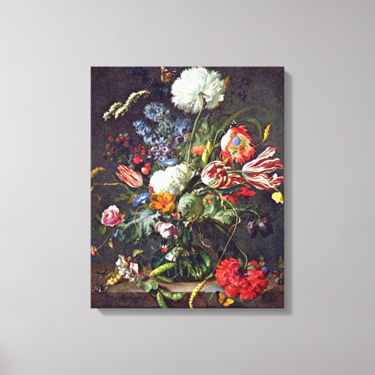 Toile Jan Davidsz de Heem - vase de fleurs (Recto)