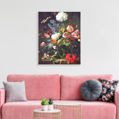 Toile Jan Davidsz de Heem - vase de fleurs (Insitu(Salon))