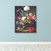 Toile Jan Davidsz de Heem - vase de fleurs (Insitu (Plancher de Bois))