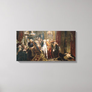 Toile Jan Matejko Rejtan, ou l'automne de la Pologne