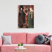 Toile Jan Van Eyck - Mariage Arnolfini (Insitu(Salon))