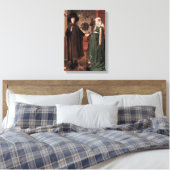 Toile Jan Van Eyck - Mariage Arnolfini (Insitu(Chambre))