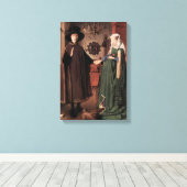Toile Jan Van Eyck - Mariage Arnolfini (Insitu (Plancher de Bois))