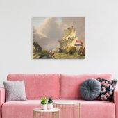 Toile Jan van Os - Expédition Dans Une Tempête Au Large  (Insitu(Salon))