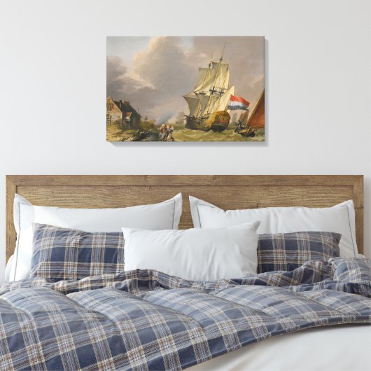 Toile Jan van Os - Expédition Dans Une Tempête Au Large (Insitu(Chambre))