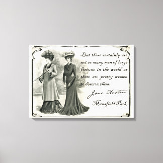 Toile Jane Austen : Jolies femmes Canvas Art