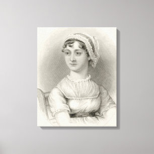 Toile Jane Austen Portrait