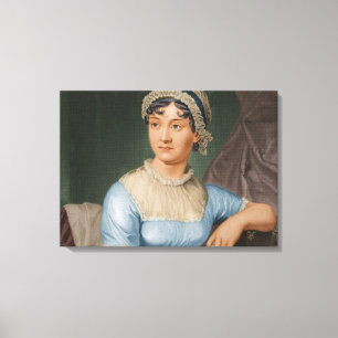 Toile Jane Austen Portrait de couleurs Beaux Arts