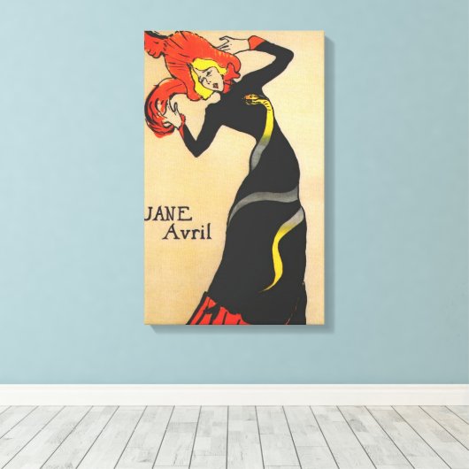 Toile Jane Avril 1 (Insitu (Plancher de Bois))