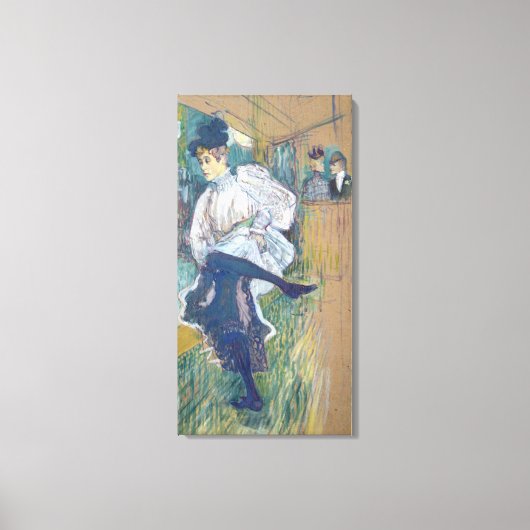 Toile Jane Avril Dancing, c.1892 (Recto)