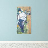 Toile Jane Avril Dancing, c.1892 (Insitu (Plancher de Bois))