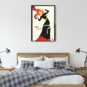 Toile Jane Avril de la danseuse Art nouveau par Toulouse (Insitu(Chambre))