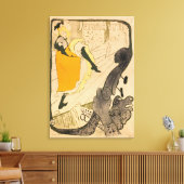 Toile Jane Avril par Henri de Toulouse-Lautrec (Insitu(Salon))