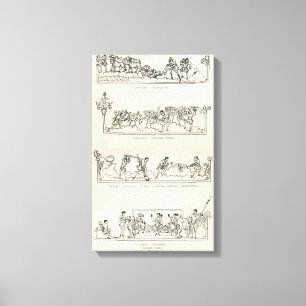 Toile Janvier, février, mars avril, Jules