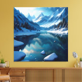 Toile Janvier Hiver Froid Paysage (Insitu(Salon))
