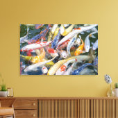 Toile Japon, Tokyo, poisson de piscine gros (Insitu(Salon))