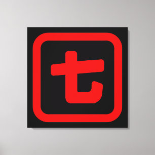 Toile Japonais Numéro sept 七 Nana } Kanji