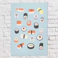Japonais sushi bleu