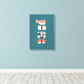 Toile Japonais Sushi Nigiri Maki (Insitu (Plancher de Bois))