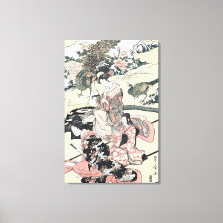 Toile Japonais Ukiyo-e Daimyo aucun okuzashiki par
