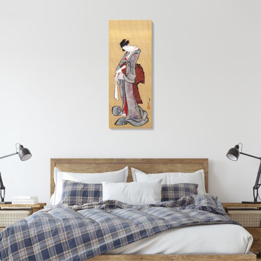 Toile Japonaise Geisha Woman, Hokusai, Ukiyo-e (Insitu(Chambre))