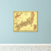 Toile JaponCarte panoramiqueJapon (Insitu (Plancher de Bois))