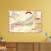 Toile JaponCarte panoramiqueJapon (Insitu(Salon))