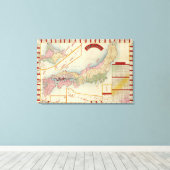 Toile JaponCarte panoramiqueJapon (Insitu (Plancher de Bois))