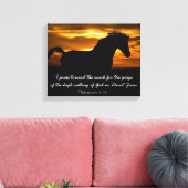 Toile J'appuie sur Vers la Bible Mark Verse (Insitu(Salon))