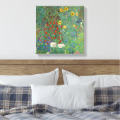 Toile Jardin agricole avec tournesol par Gustav Klimt (Insitu(Chambre))