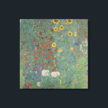 Toile Jardin agricole avec tournesols - Gustav Klimt<br><div class="desc">Jardin agricole avec tournesols par Gustav Klimt.</div>