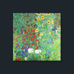 Toile Jardin Agricole Gustav Klimt Avec Peinture De Fleu<br><div class="desc">Jardin Ferme Gustav Klimt Avec Fleurs de soleil Floral Vintage Art Nouveau Peinture</div>