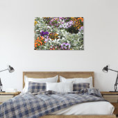 Toile Jardin aux fleurs ensoleillées (Insitu(Chambre))