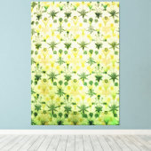 Toile Jardin botanique Abstrait vintage (Insitu (Plancher de Bois))